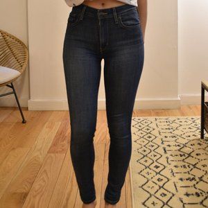 levis dark blue skinny jeans